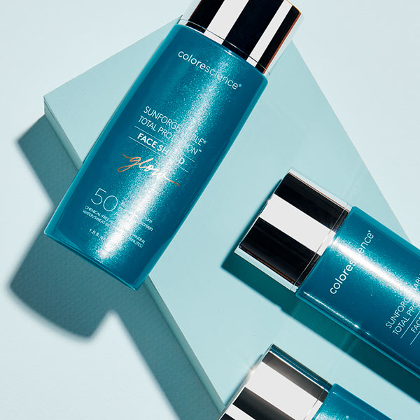 Сонцезахисний крем SPF 50 Colorescience Sunforgettable Total Protection Face Shield Glow, 55 мл