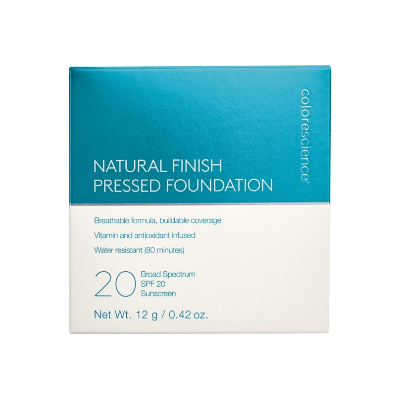 Пудра пресована тональна SPF 20 Colorescience Natural Finish Pressed Foundation, 12 г