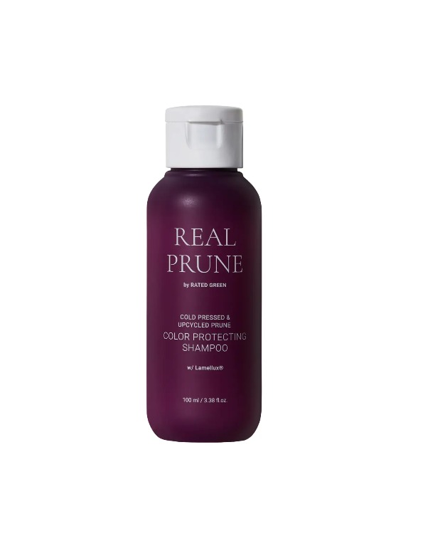 REAL PRUNE Travel шампунь для захисту кольору фарбованого волосся 100 мл Rated Green