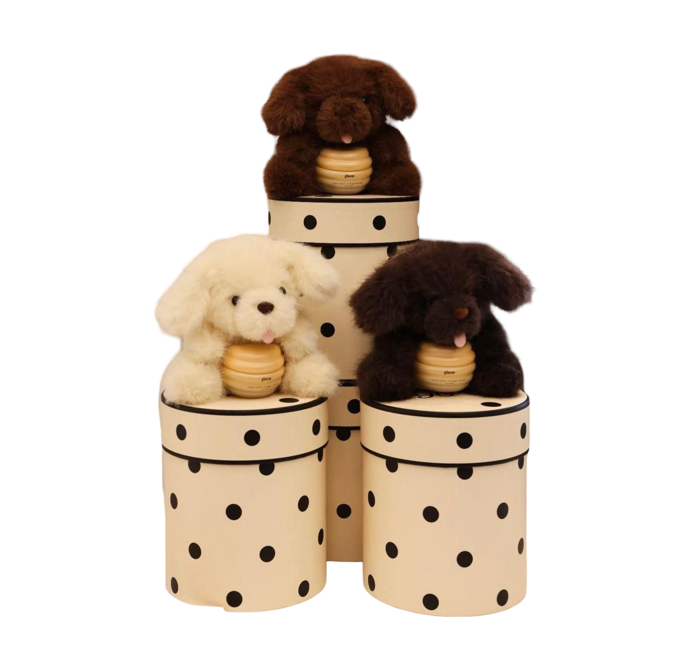 Подарунковий набір для догляду за губами Gisou Honey Pup з колагеновою маскою Honey Glaze Collagen Therapy Lip Mask