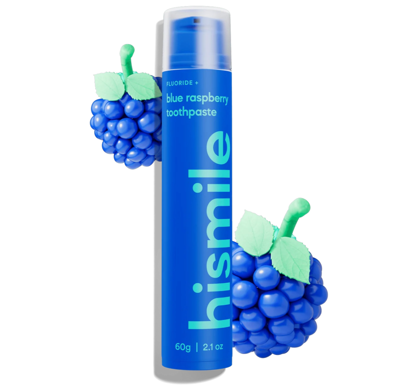 Зубна паста зі смаком блакитної малини Hismile Blue Raspberry Toothpaste 60 г
