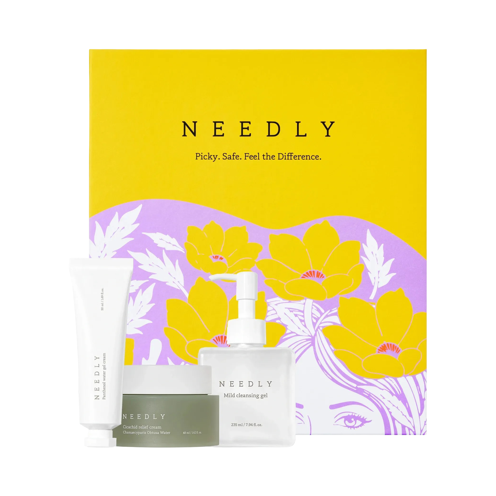 Набір засобів для очищення та зволоження шкіри Needly Special BOX 3 в 1