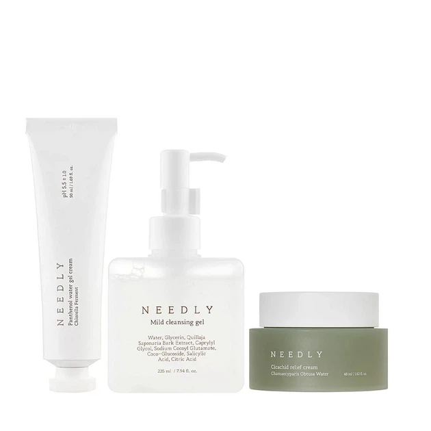 Набір засобів для очищення та зволоження шкіри Needly Special BOX 3 в 1