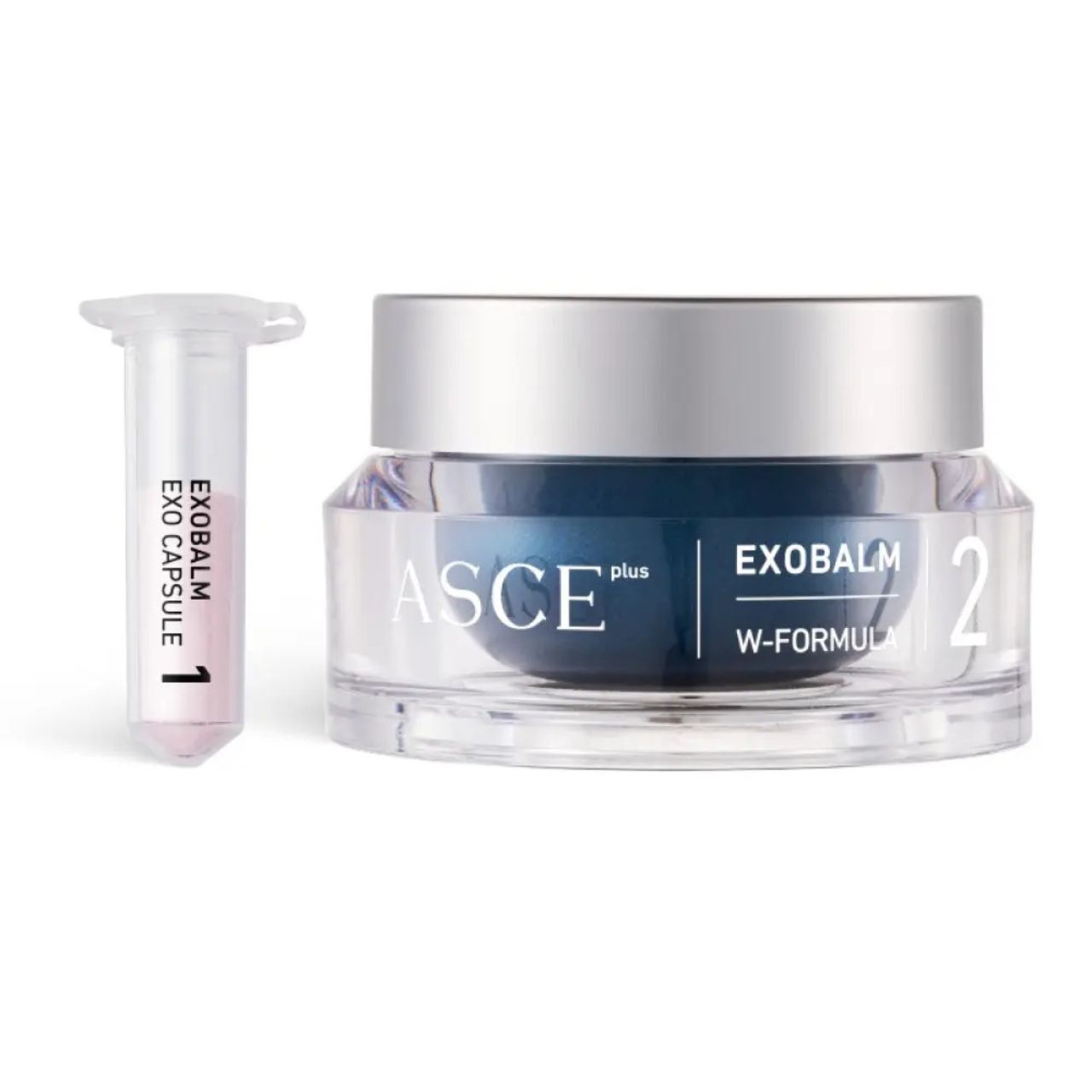 Бальзам регенеруючий з екзосомами ASCE PLUS Exobalm, Exo Capsule 20 мг + W-Formula 20 мл