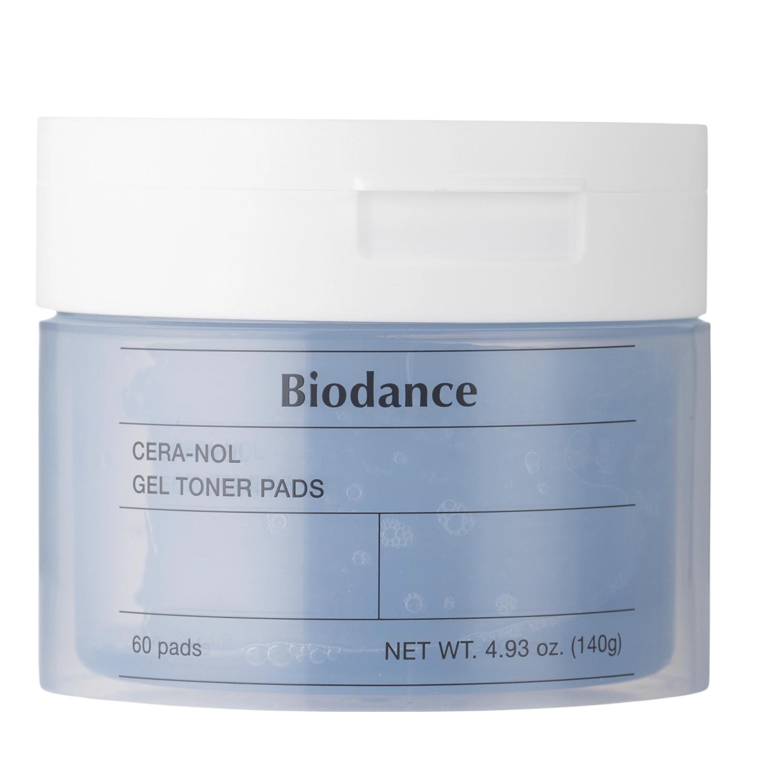 Педи зволожувальні гелеві для обличчя 60шт, Biodance Cera-nol Gel Toner Pads