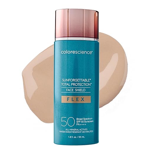Крем сонцезахисний для обличчя з тінтом SPF 50 Colorescience Sunforgettable Total Protection Face Shield Flex SPF 50, 55 мл