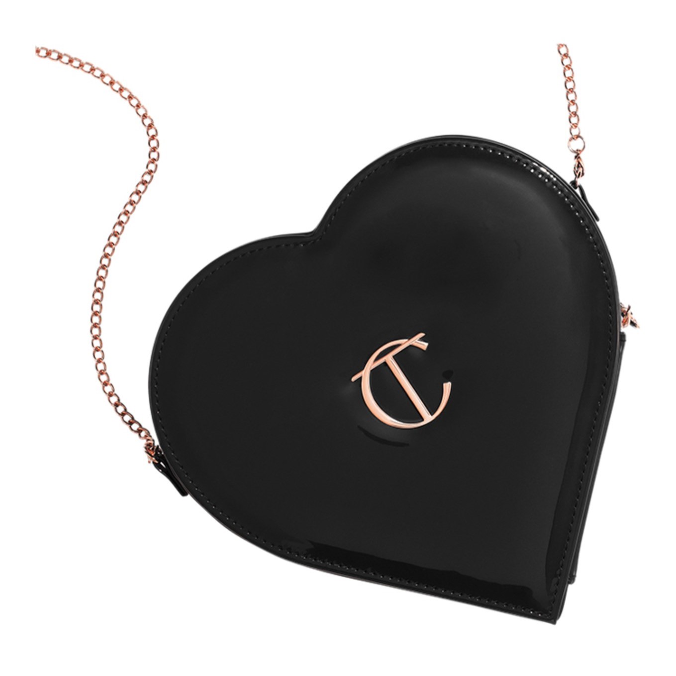 Косметичка у вигляді серця Charlotte Tilbury L.O.V.E. Bag Limited Edition - BLACK