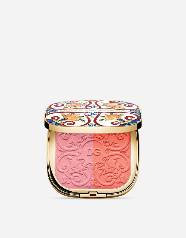 Палетка для обличчя Solar Glow Illuminating Powder Duo Dolce&Gabbana Tender Apricot