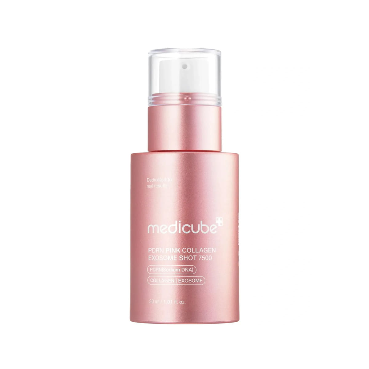 Регенеруюча сироватка з полінуклеотидами, екзосомами та спікулами Medicube PDNR Pink Collagen Exosome Shot 7500, 30 мл - 