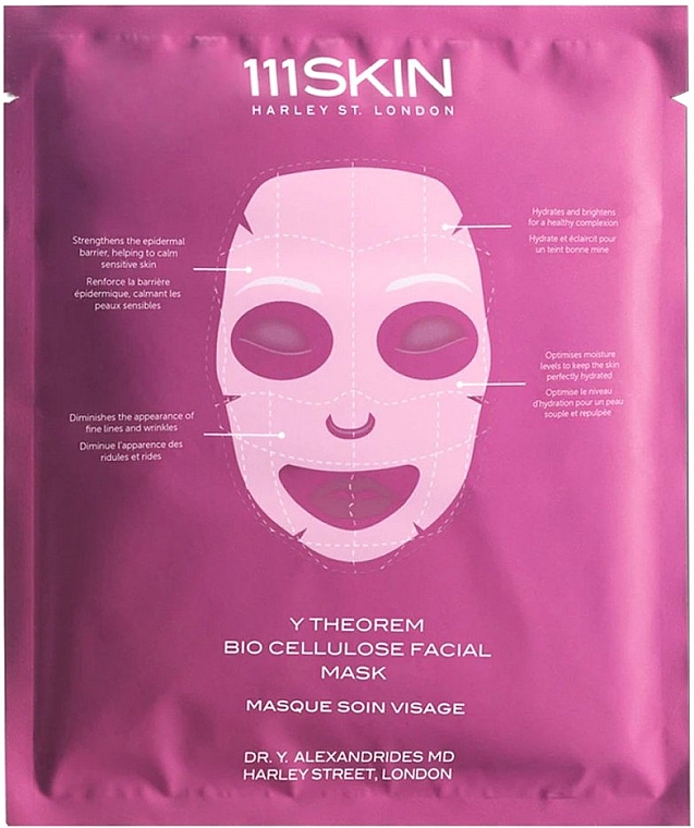 Маска відновлююча для обличчя 111Skin Y Theorem Bio Cellulose Facial Maska - 1 шт