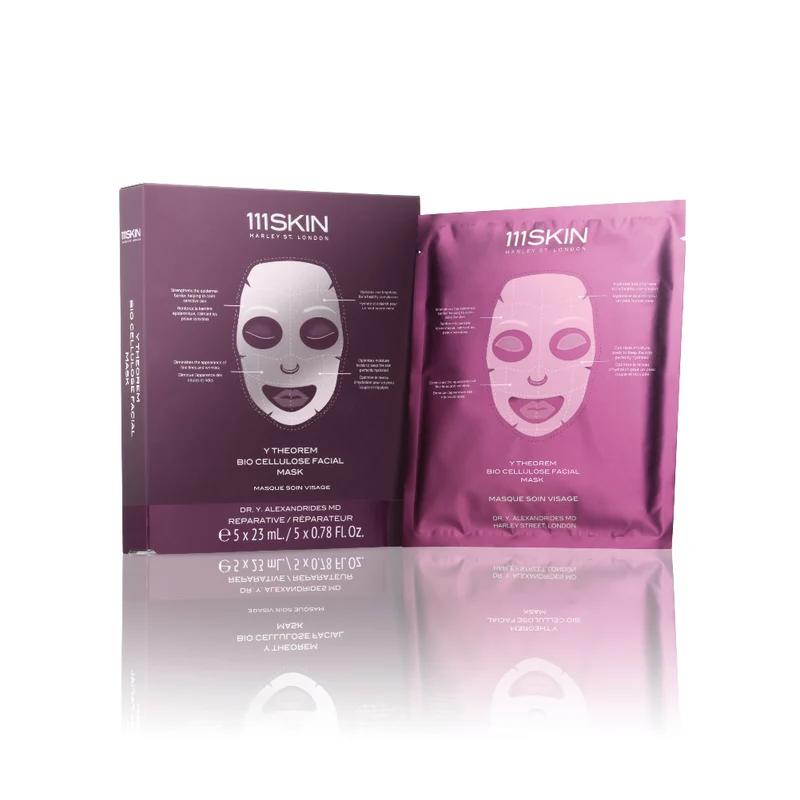 Маска відновлююча для обличчя 111Skin Y Theorem Bio Cellulose Facial Maska - 1 уп. (5 шт)
