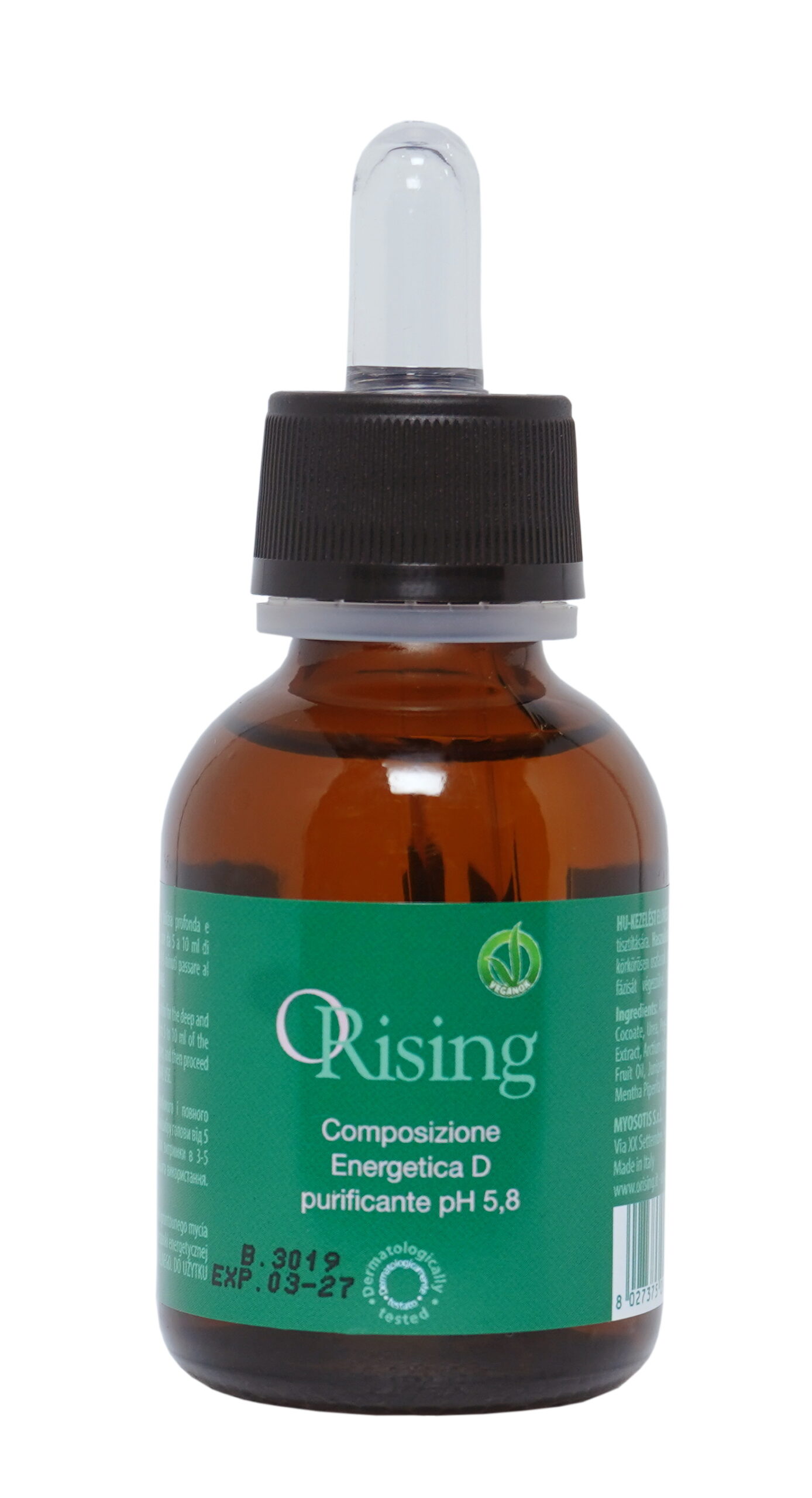 Лосьйон-пілінг для шкіри голови Orising Composizione Energetica D