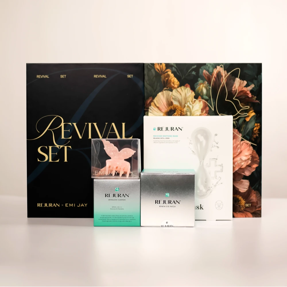 Доглядовий набір для відновлення шкіри Rejuran × EMI JAY Revival Set