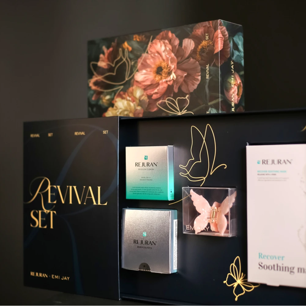 Доглядовий набір для відновлення шкіри Rejuran × EMI JAY Revival Set