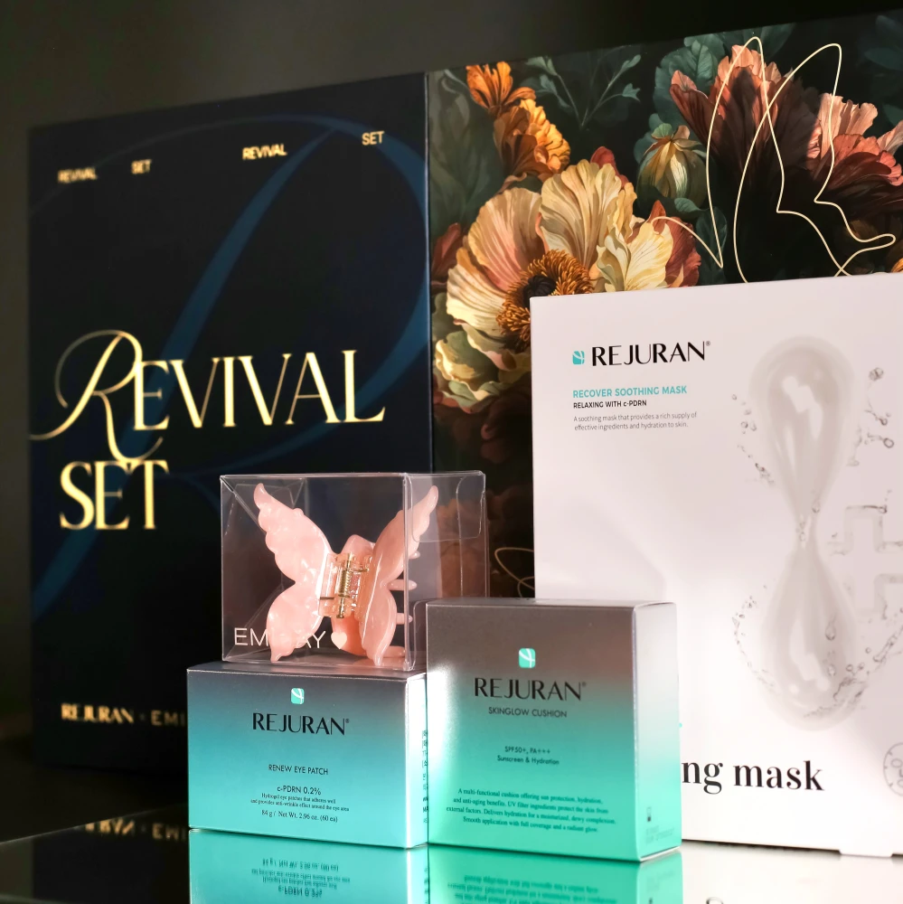 Доглядовий набір для відновлення шкіри Rejuran × EMI JAY Revival Set