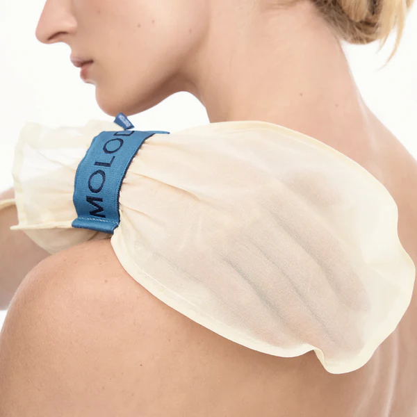 Рукавичка для пілінгу з сирого шовку MOLODO Raw Silk Exfoliating Glove