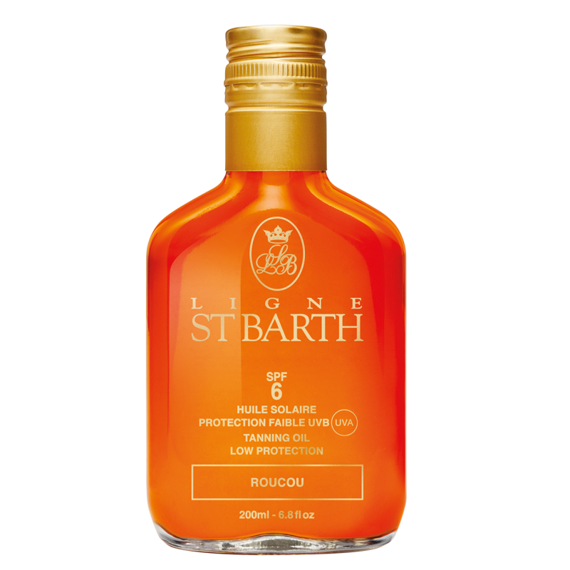 Масло помадного дерева, 200 мл Ligne St Barth Roucou Tanning Oil Spf 6