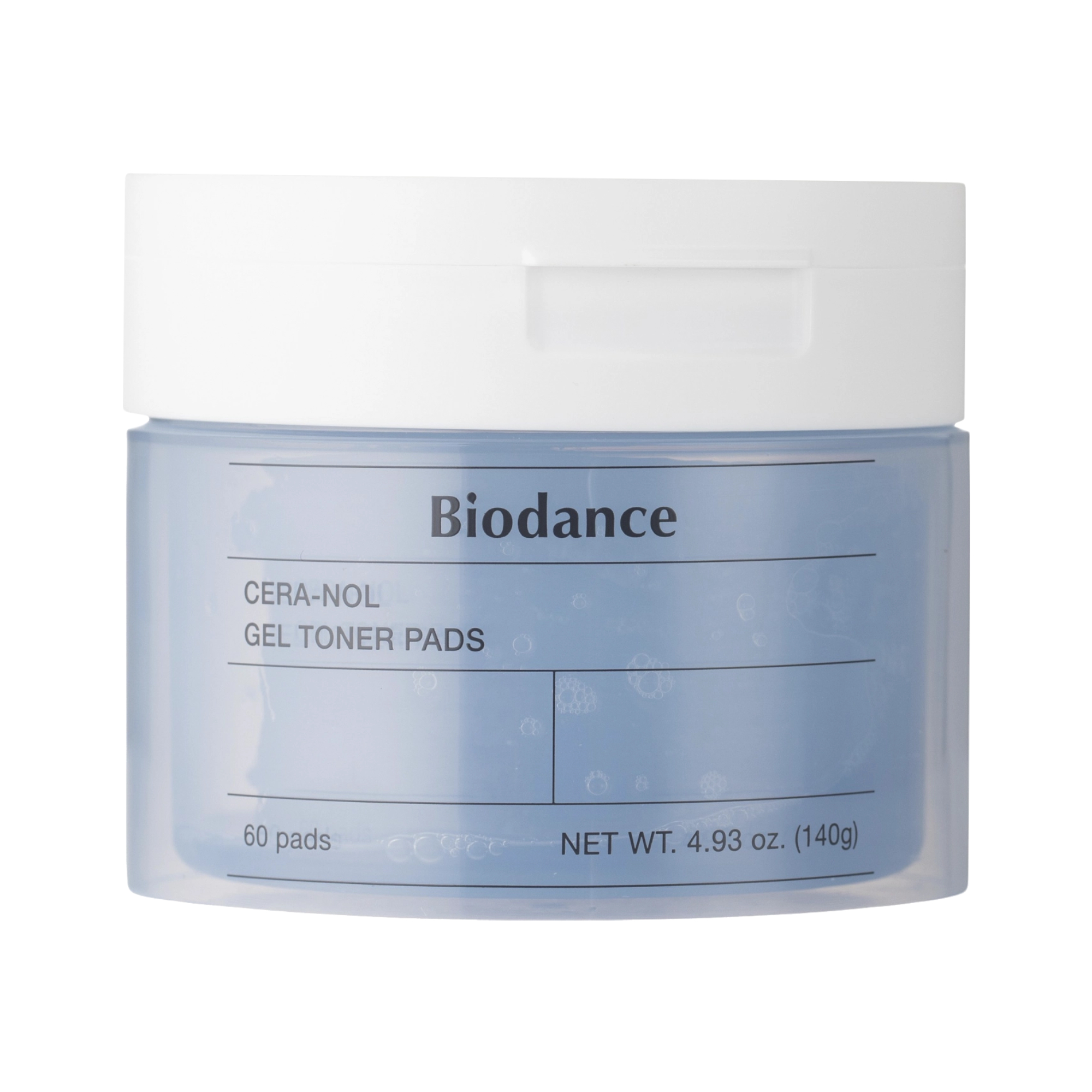 Педи зволожувальні гелеві для обличчя 60шт, Biodance Cera-nol Gel Toner Pads