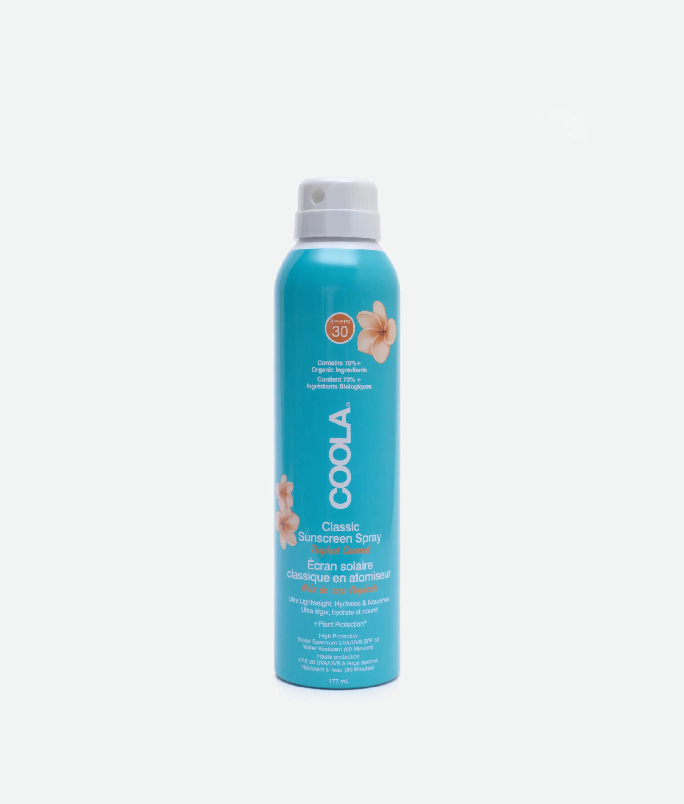 SALE Спрей для тіла сонцезахисний “Тропічний кокос” SPF 30 COOLA Classic Body Sunscreen Spray Tropical Coconut