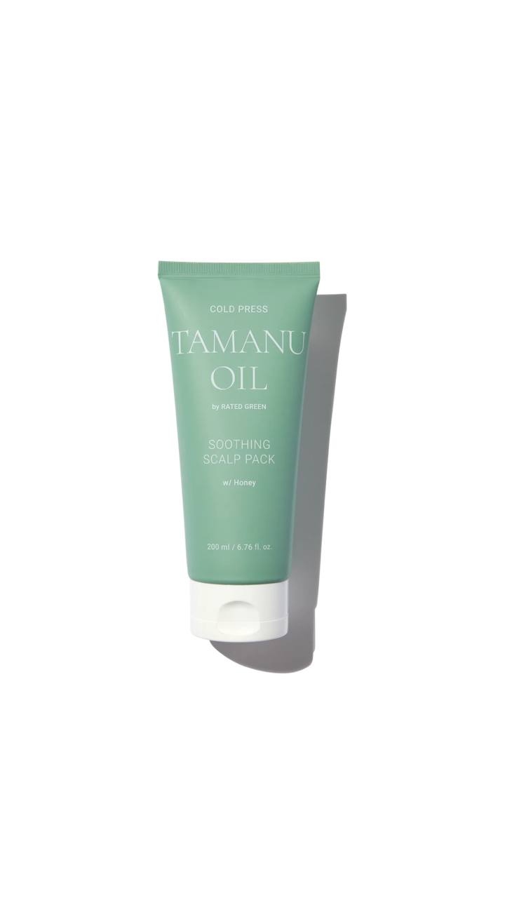 SALE Маска заспокійлива з олією таману Rated Green Cold Press Tamanu Soothing Scalp Pack 200