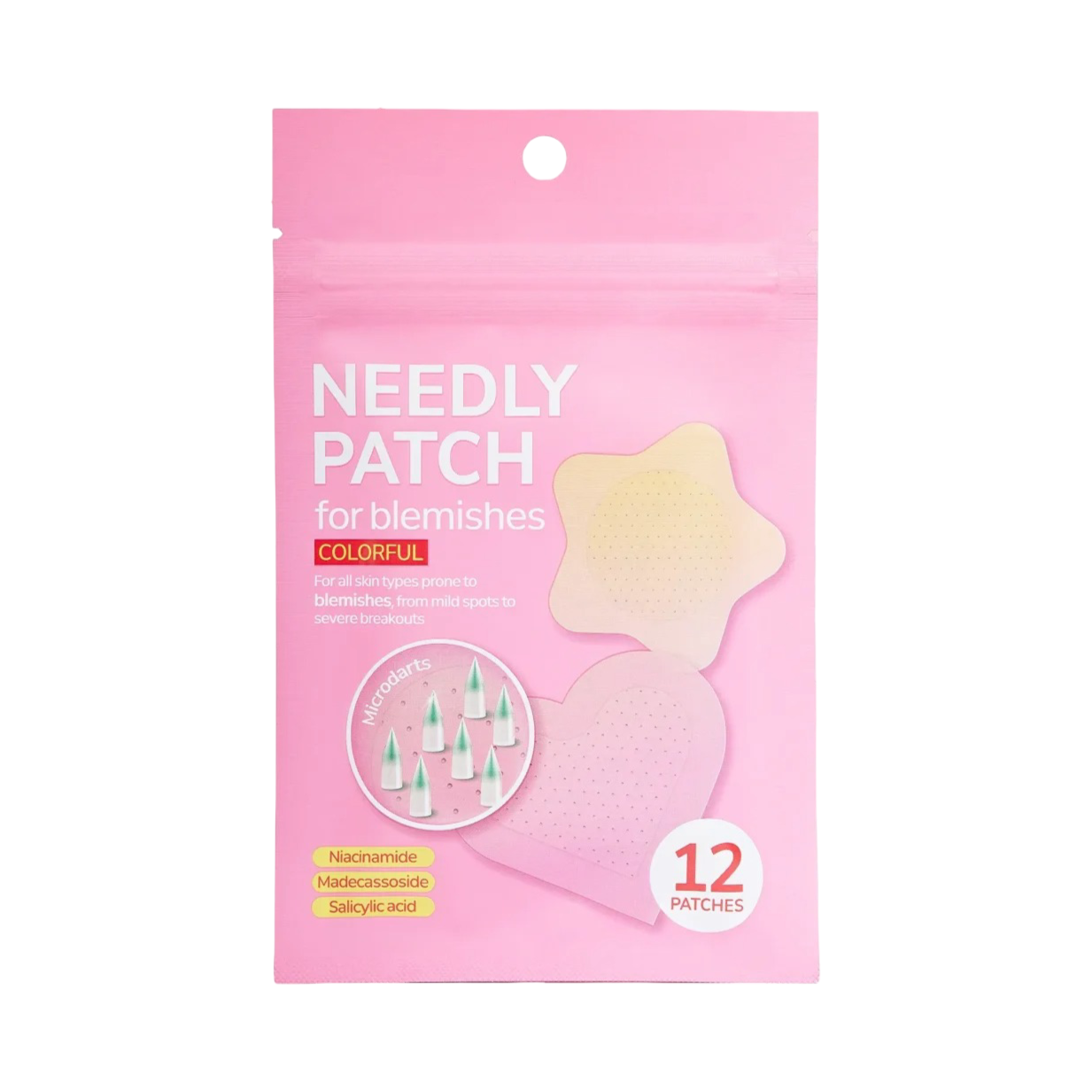 Патчі від акне Needly Patch for Blemishes Colorful, 12 шт