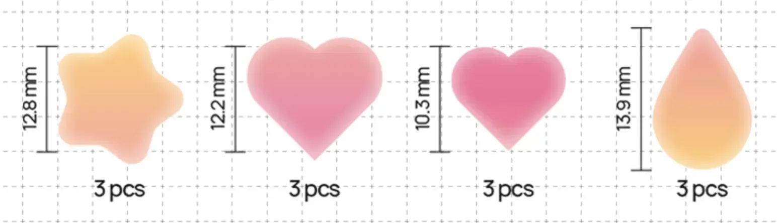 Патчі від акне Needly Patch for Blemishes Colorful, 12 шт