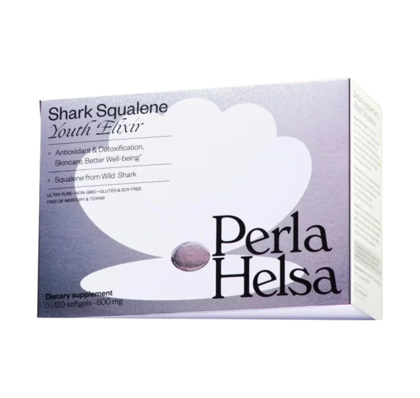 Капсули зі скваленом Perla Helsa Squalene, 120 капсул - 