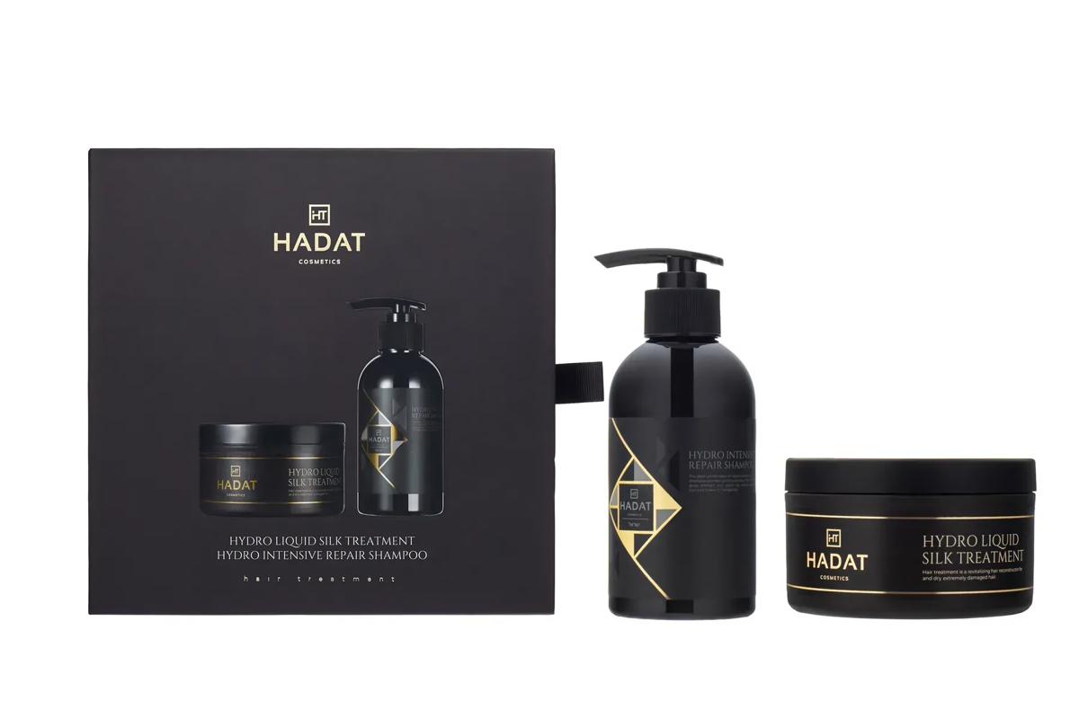 Набір для Відновлення Волосся з шовком Hadat (250ml+300ml)
