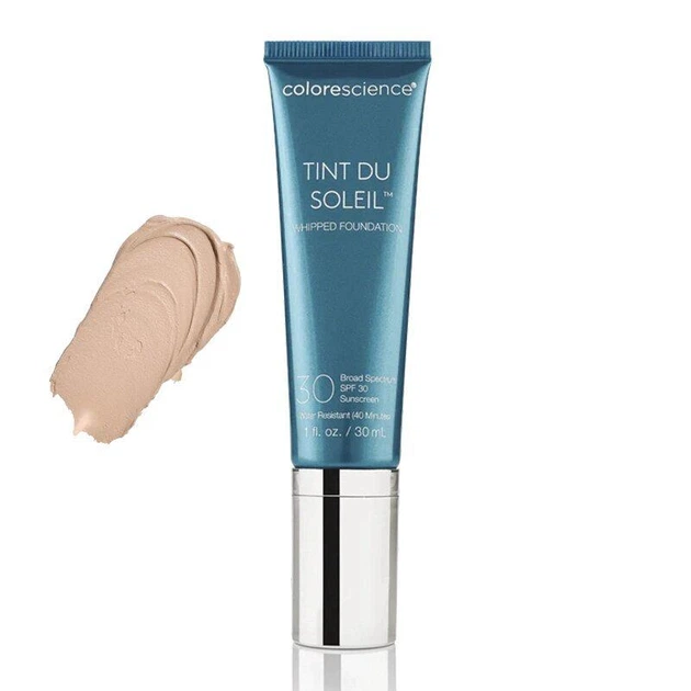 Тональна основа вирівнююча з SPF 30 Colorescience Tint Du Soleil Whipped Foundation, 30 мл