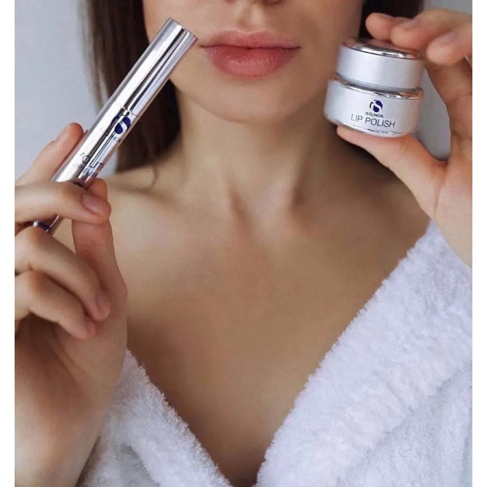 Комплекс для догляду за губами омолоджувальний iS Clinical Lip Duo Youth, Lip Elixir 3,5 г + Lip Polish 15 г