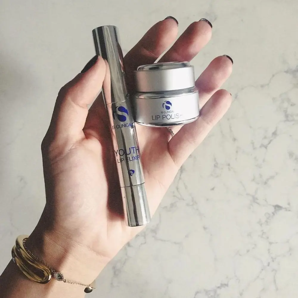 Комплекс для догляду за губами омолоджувальний iS Clinical Lip Duo Youth, Lip Elixir 3,5 г + Lip Polish 15 г