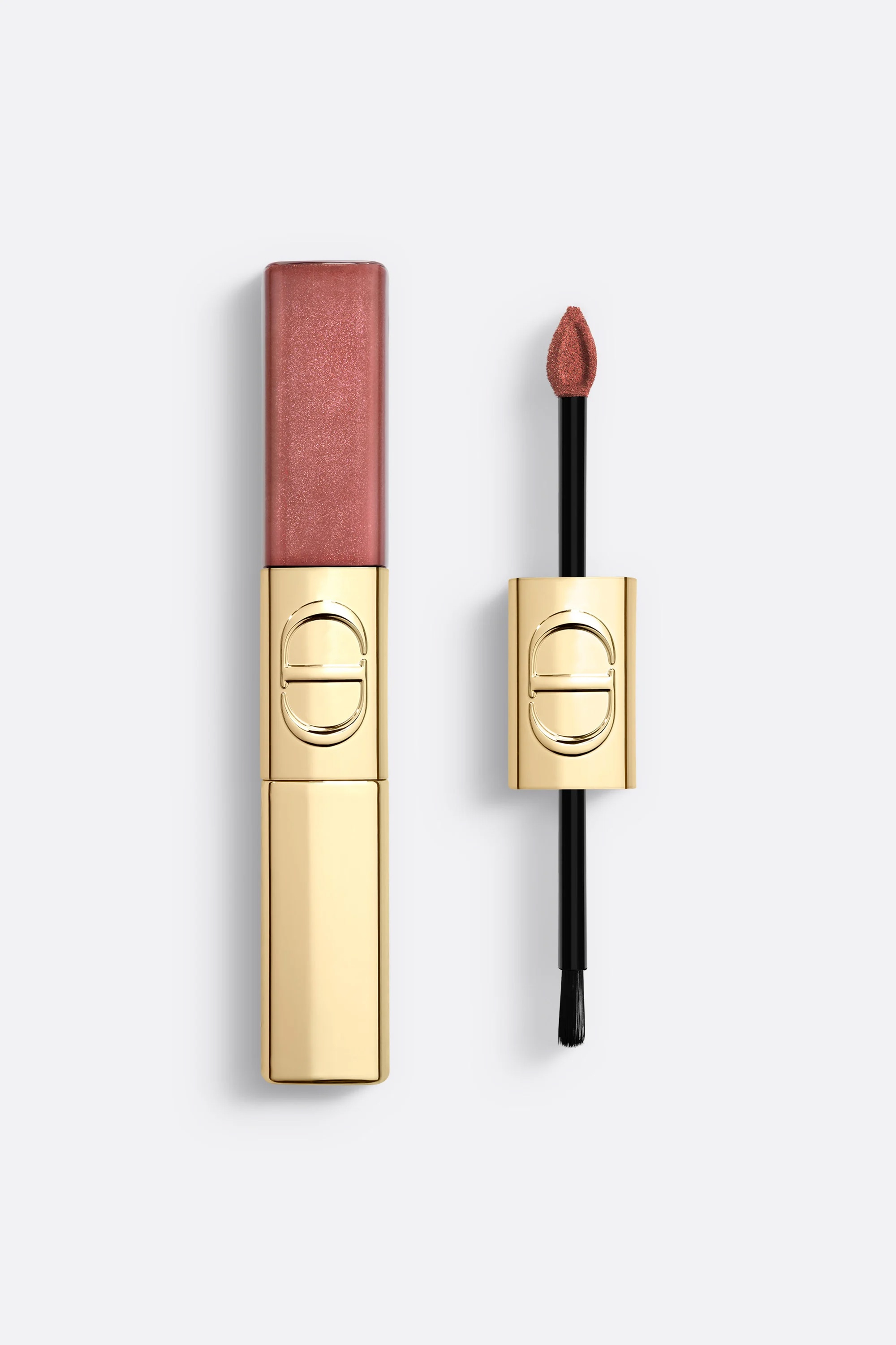 Лімітована помада-блиск Dior Rouge Sequin Liquid Duo Glitzer Dior - 520 Illusionist