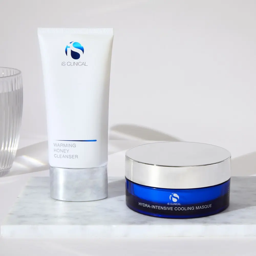Набір медового SPA-догляду для очищення та зволоження iS Clinical Warm Up, Cool Down Clinical Facial