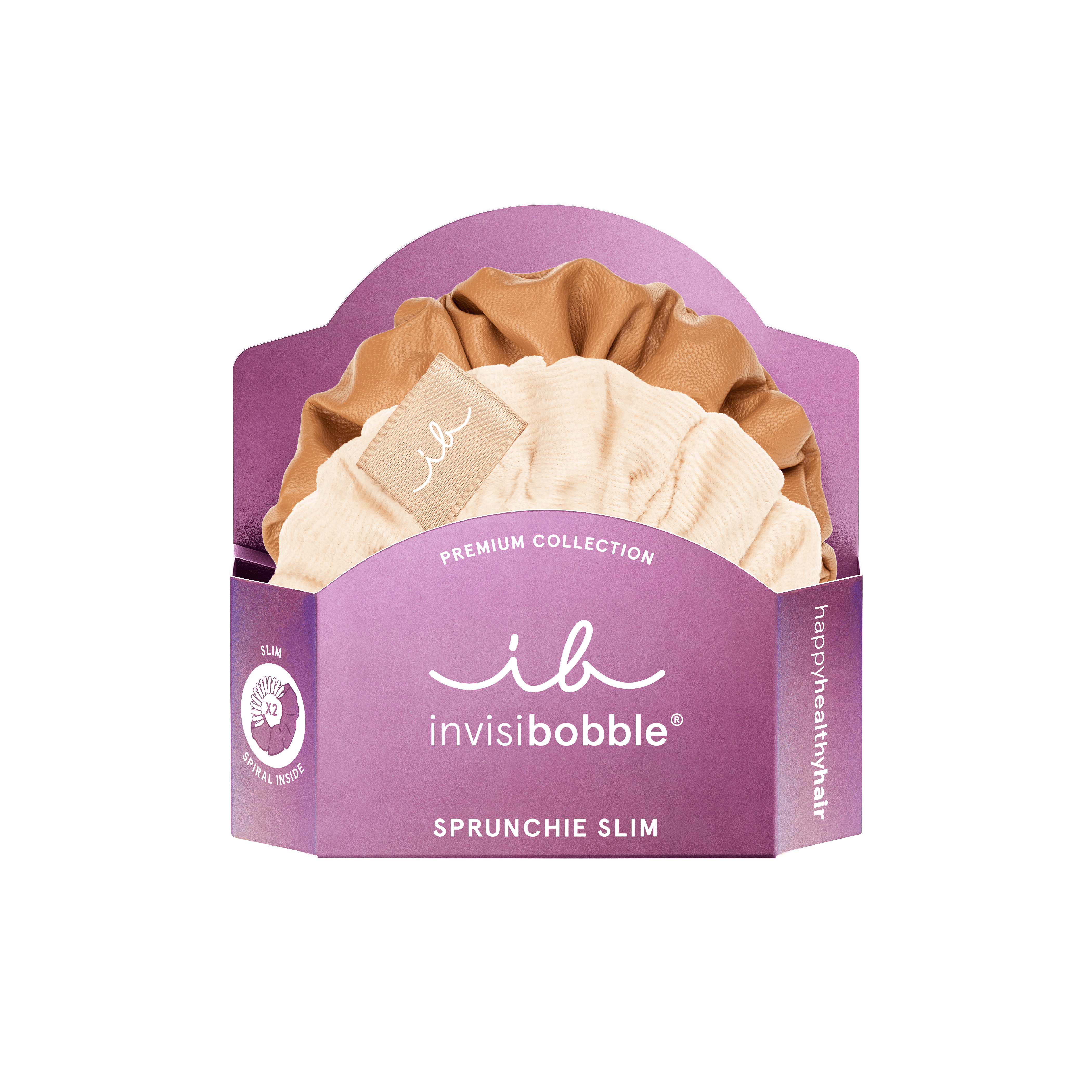 Резинка-браслет для волосся іnvisibobble Sprunchie Slim Premium - Crème De Caramel