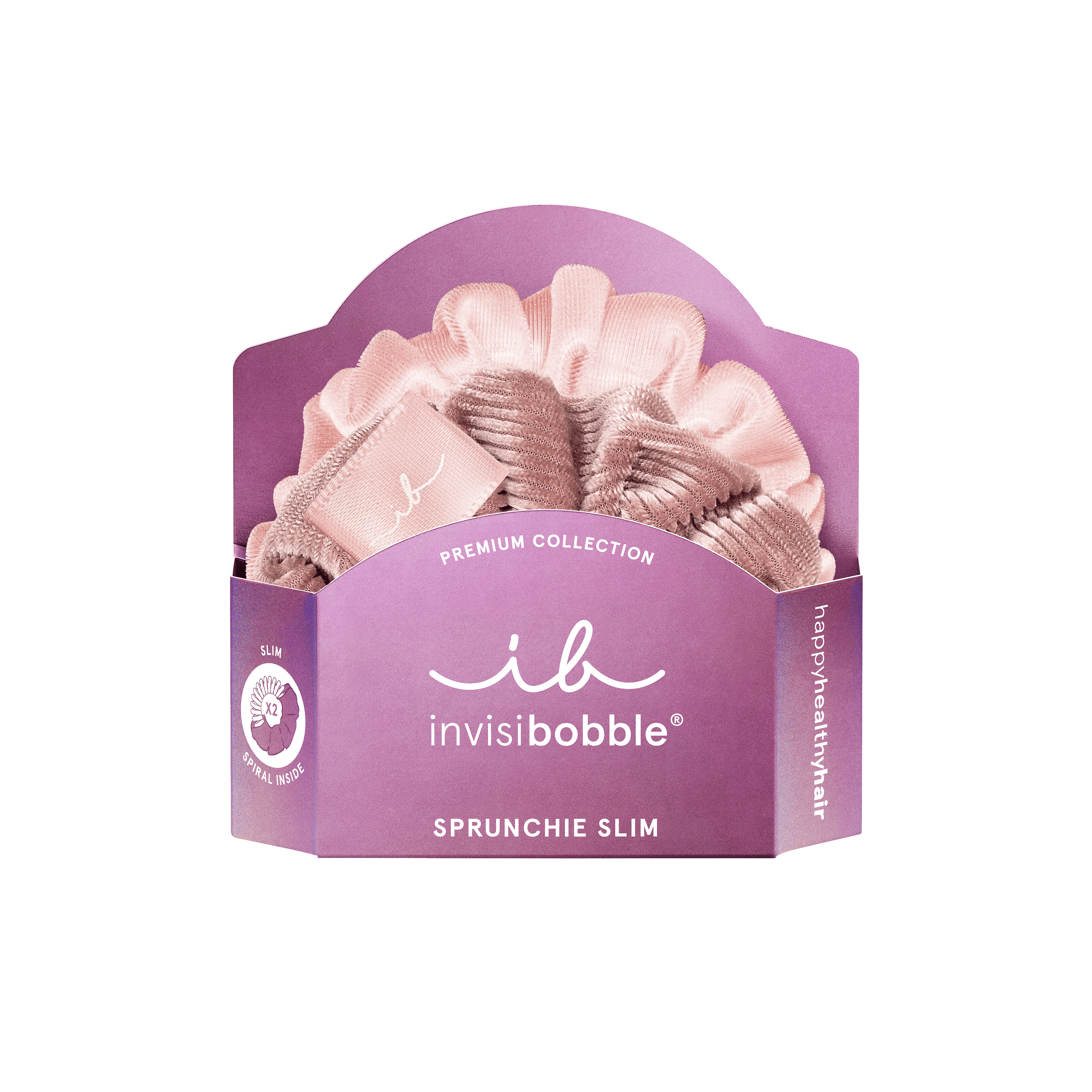 Резинка-браслет для волосся іnvisibobble Sprunchie Slim Premium - La Vie en Rose