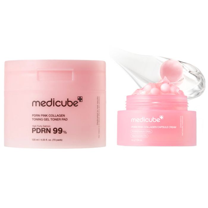 Набір для сяйва та пружності шкіри Medicube PDRN Pink Collagen Set