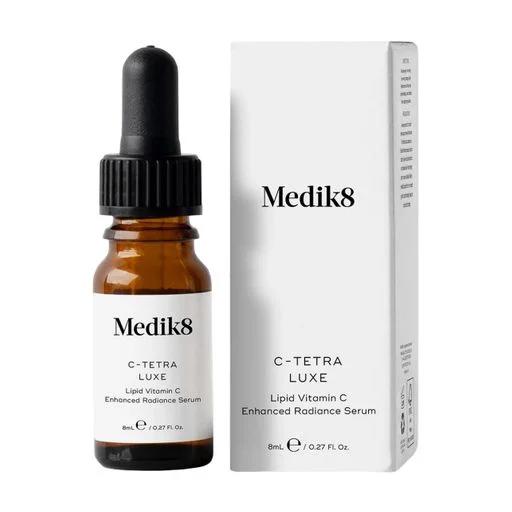 Інтенсивна антиоксидантна гель-сироватка з вітаміном C для освітлення та антивікового догляду Medik8 C-Tetra Luxe - 8 мл