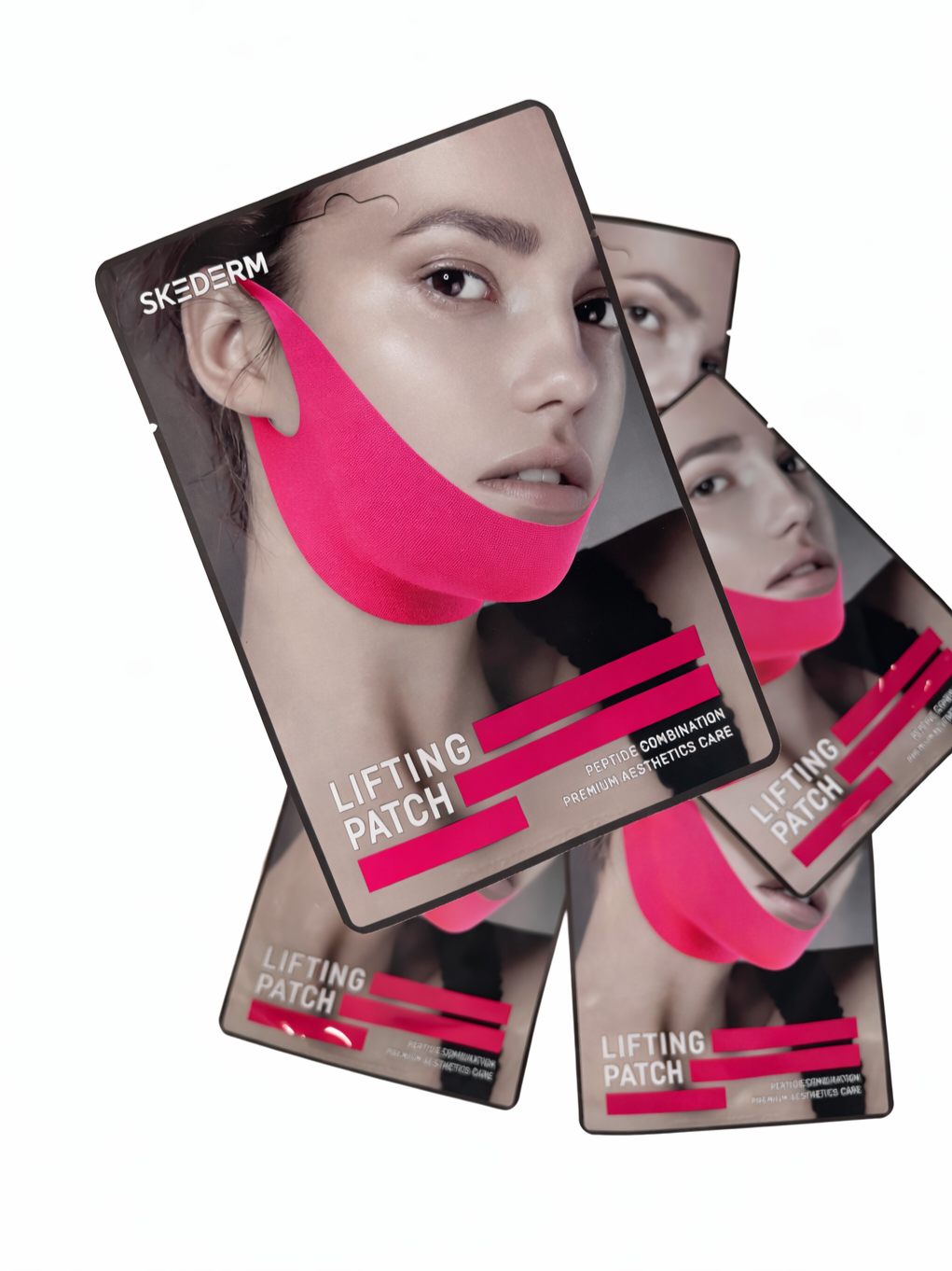 Вечірня ліфтинг-маска з пептидами (рожева) Skederm Lifting Patch (Peptide)