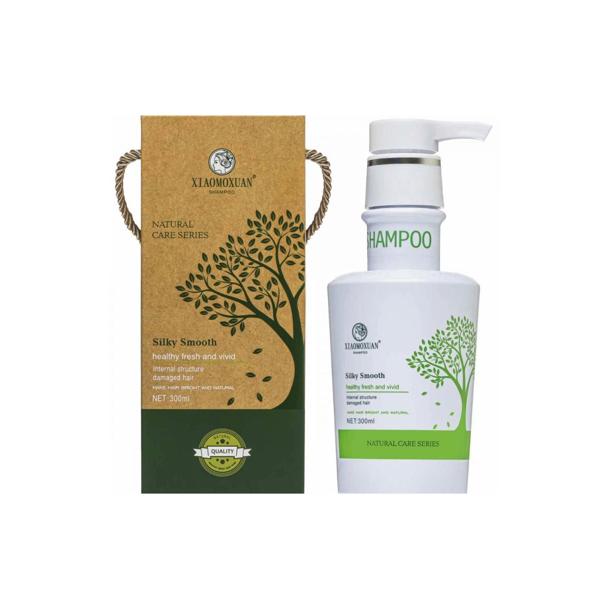 Шампунь з чайним деревом Xiaomoxuan Silky Smooth Shampoo 300ml 