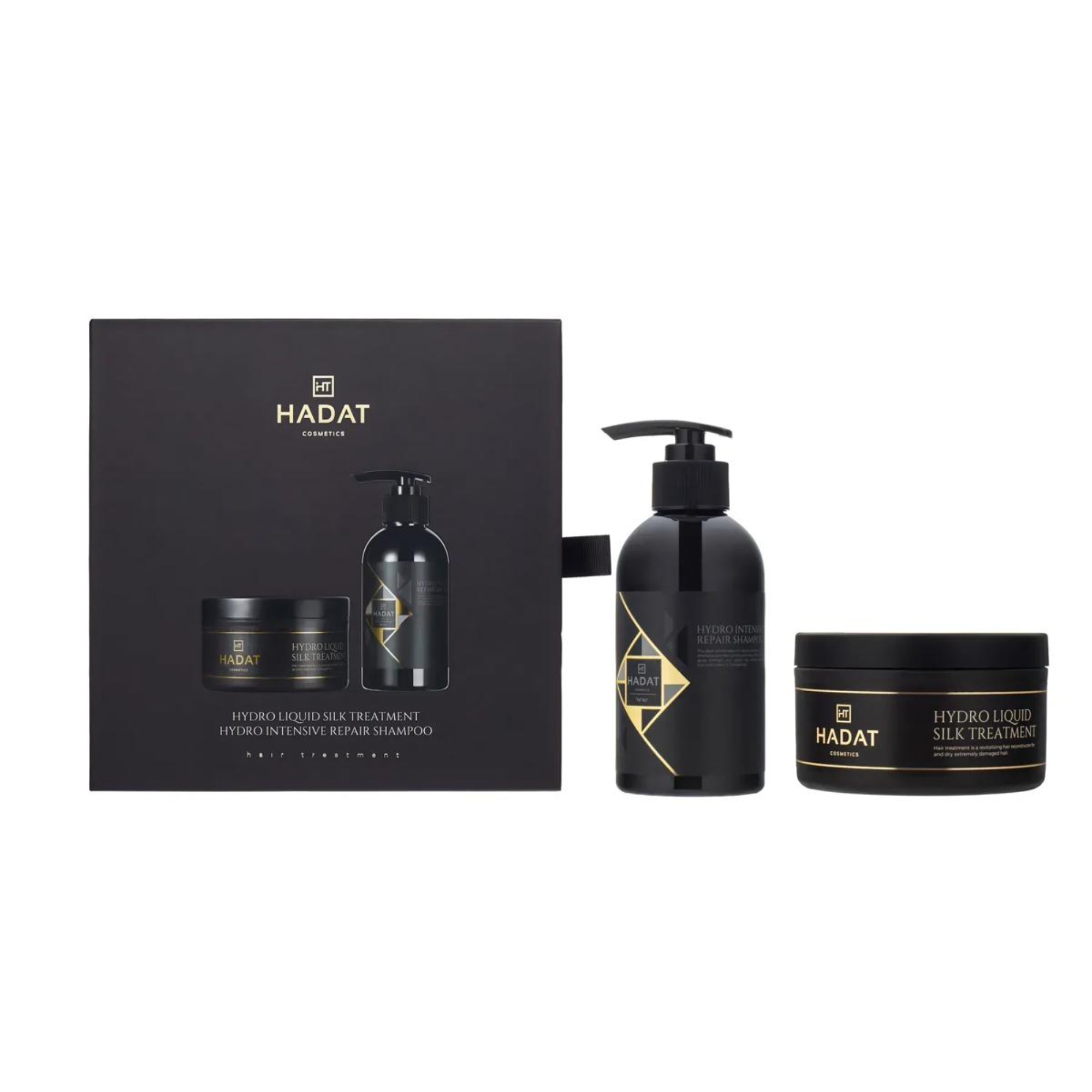 Набір для Відновлення Волосся з шовком Hadat (250ml+300ml)