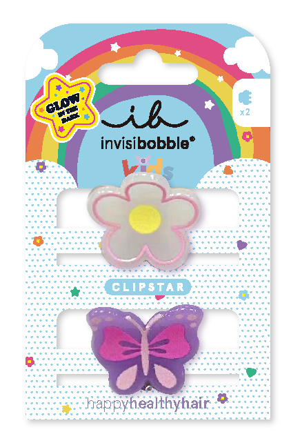 Заколка для волосся іnvisibobble Clipstar Glow Kids - Happy Flower