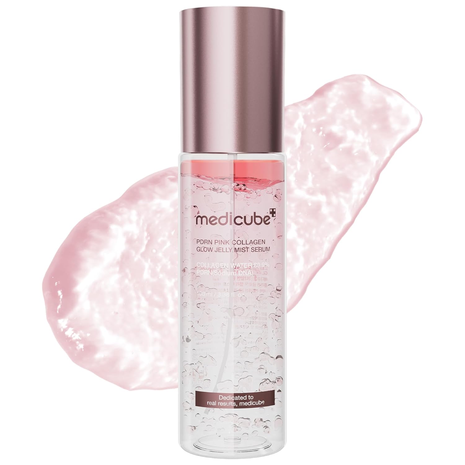 Сироватка-міст для обличчя зволожувальна з PDRN та колагеном Medicube PDRN Pink Collagen Glow Jelly Mist Serum, 100 мл