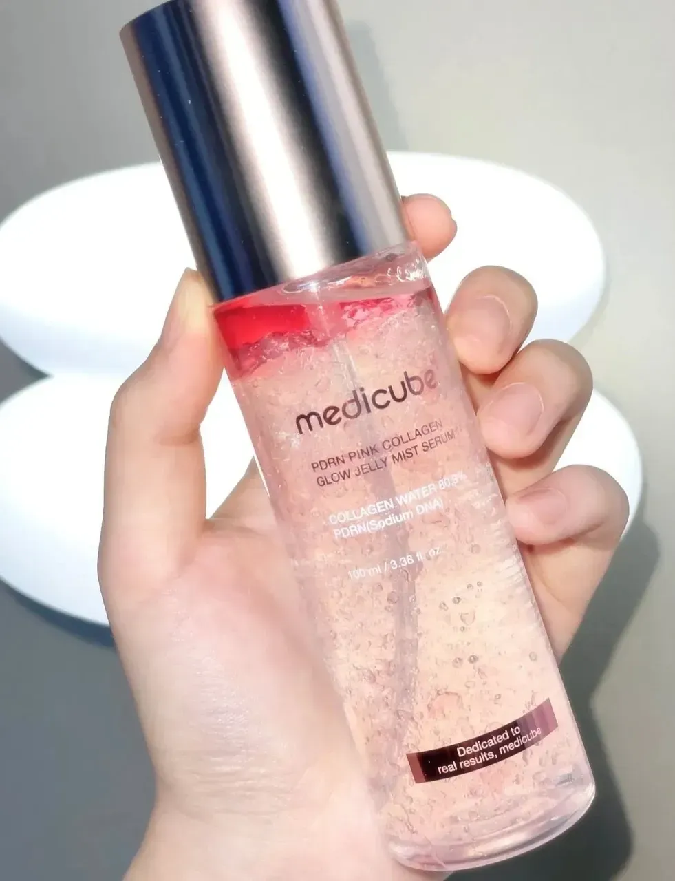 Сироватка-міст для обличчя зволожувальна з PDRN та колагеном Medicube PDRN Pink Collagen Glow Jelly Mist Serum, 100 мл