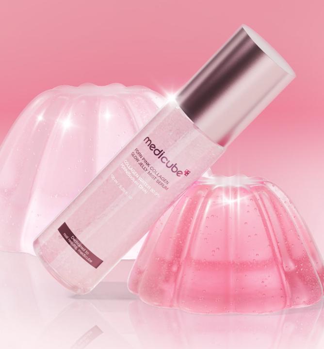 Сироватка-міст для обличчя зволожувальна з PDRN та колагеном Medicube PDRN Pink Collagen Glow Jelly Mist Serum, 100 мл