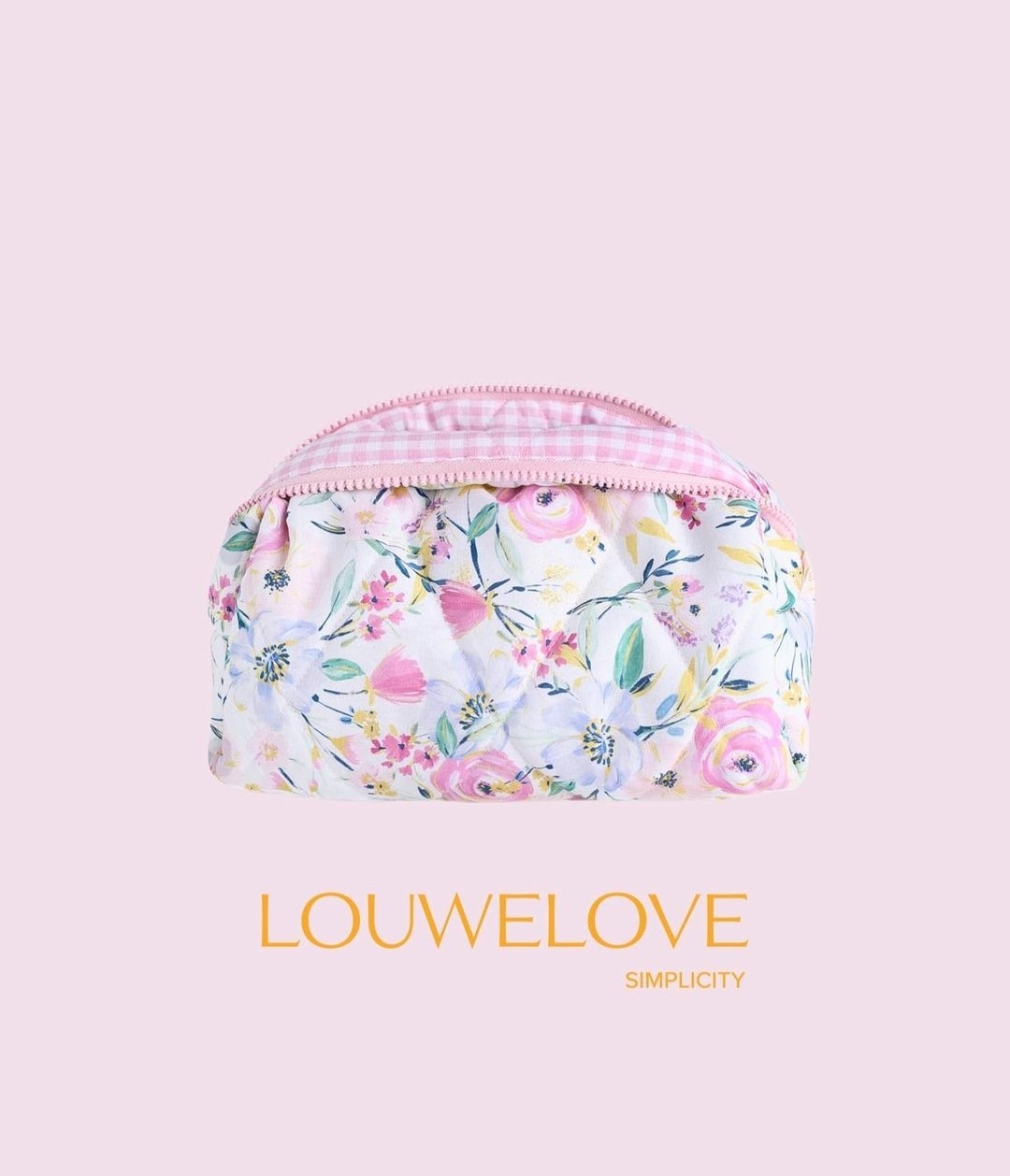 Косметичка оксамитова для зберігання аксесуарів Liberty LOUWELOVE (Orange), 1 шт