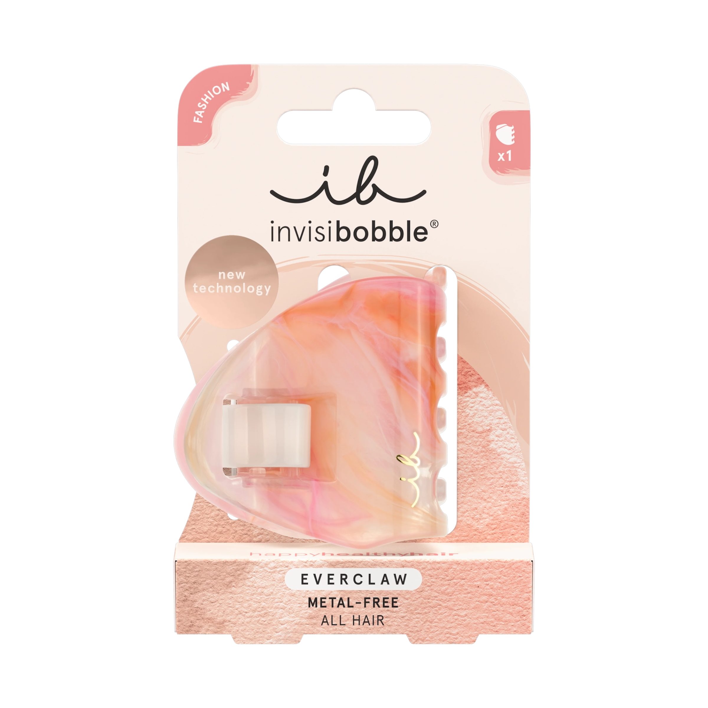 Заколка для волосся invisibobble Everclaw Pink Blossom