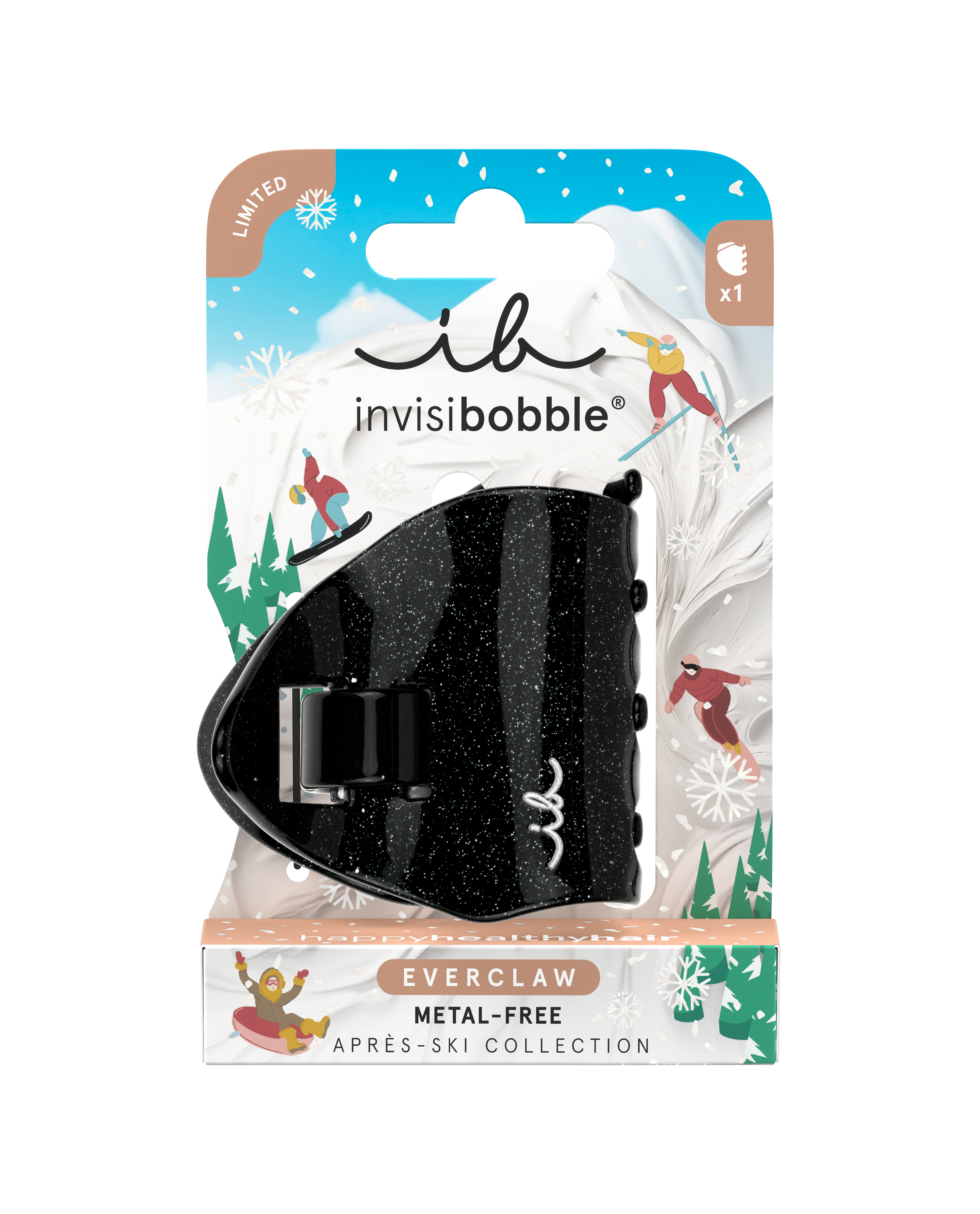 Заколка для волосся invisibobble Everclaw  Apres Ski Bonfire Night	