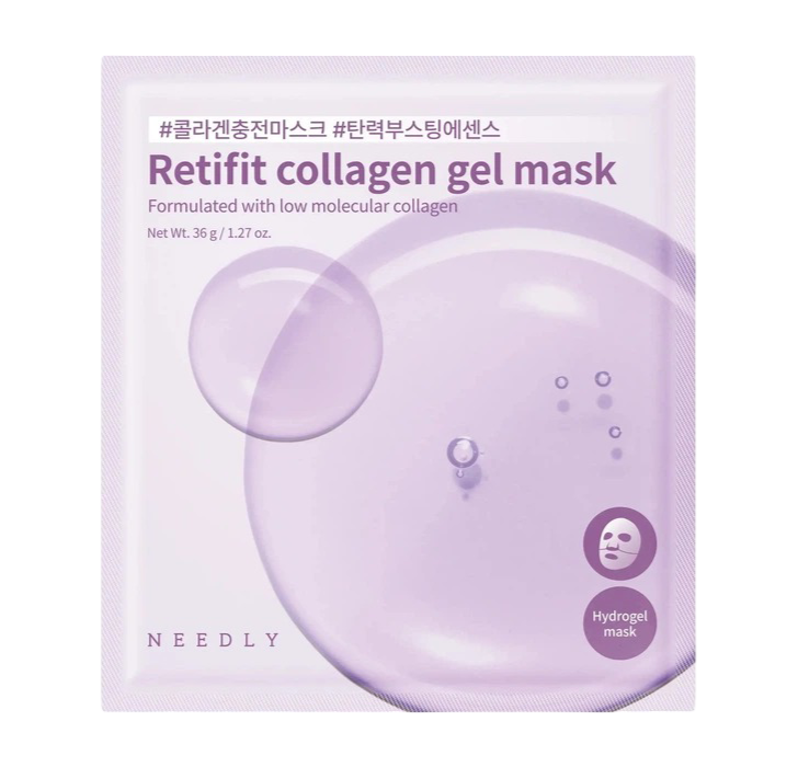 Маска гідрогелева з колагеном та ретинолом антивікова Needly Retifit Collagen Gel Mask - 