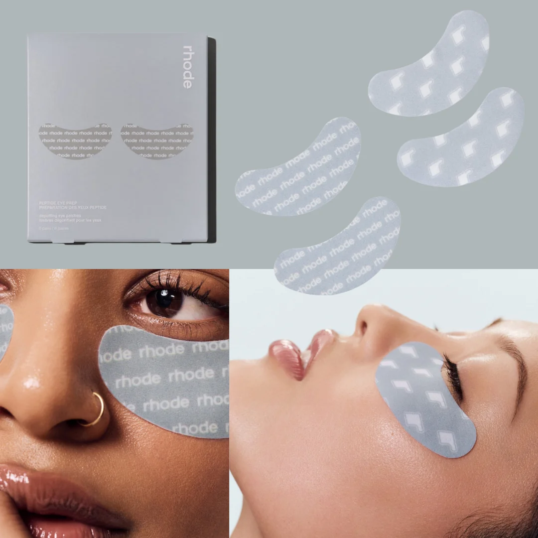 Патчі гідрогелеві охолоджувальні для зони навколо очей Rhode Peptide Eye Prep, 6 пар
