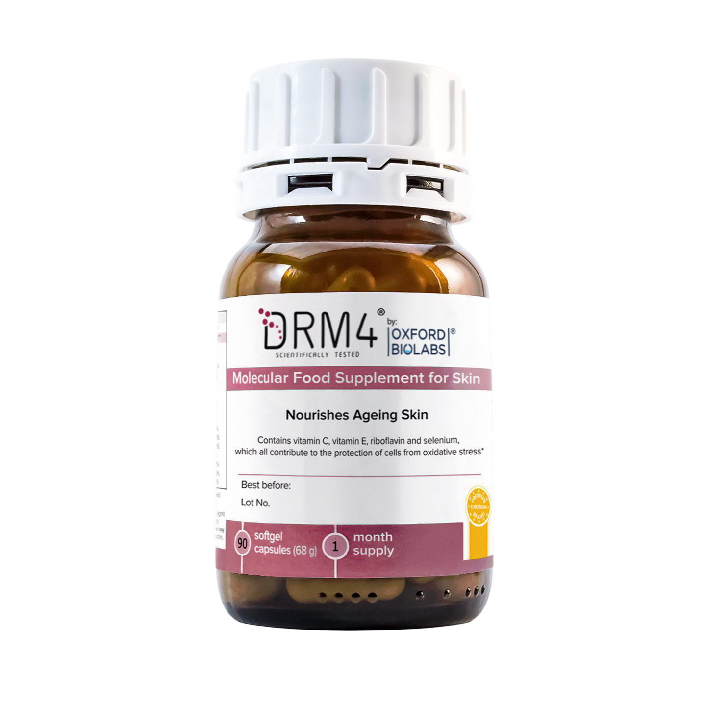 Молекулярна дієтична добавка для покращення стану шкіри Orising DRM4, 90 капсул - 
